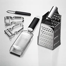 Peelers, Graters and Garnishing