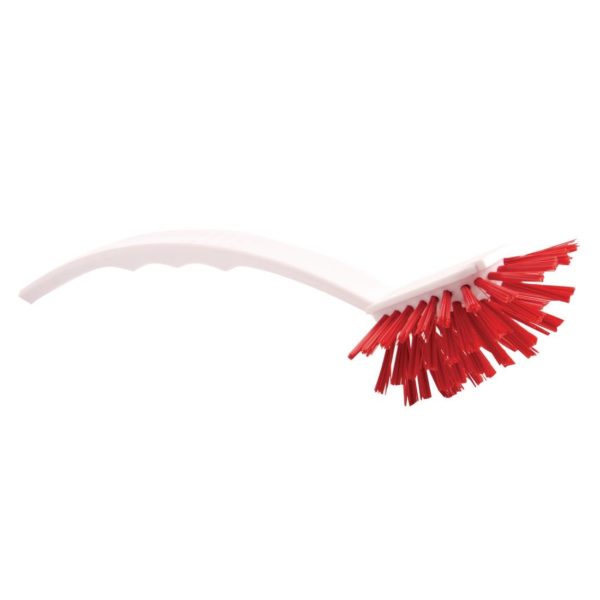 235 mm Angled Head Red Jantex Brush Head Grout with Handle Adaptor 